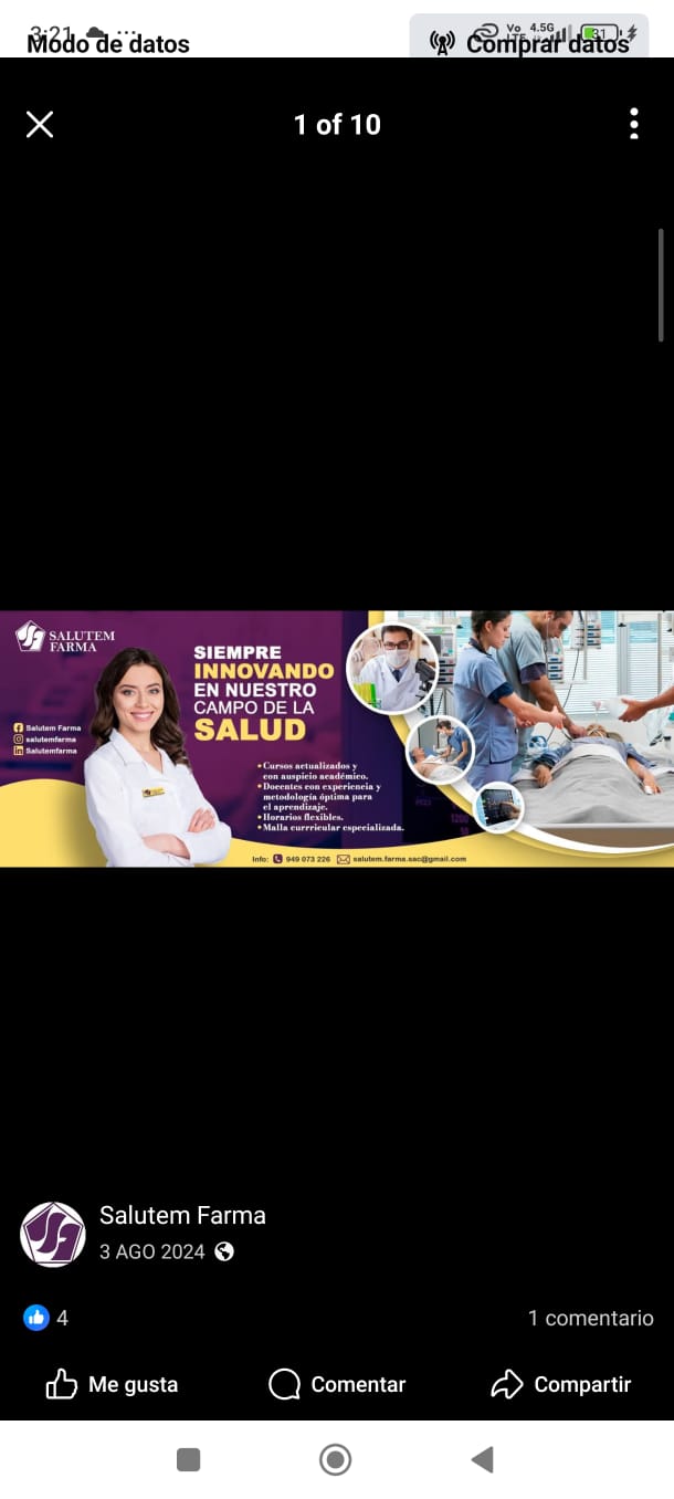 Comunidad Salutem Farma en Facebook